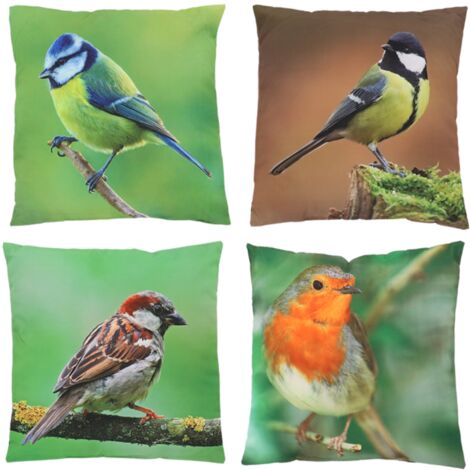 Beliani - Set Di 2 Cuscini Da Esterno Multicolore 40 X 60 Cm Monesi