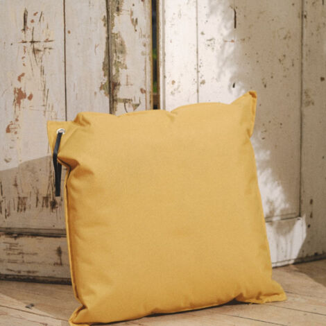 Coussin carré d'extérieur "Spirit Garden" - Jaune - 50 x 50 cm - Livraison gratuite (1/2)