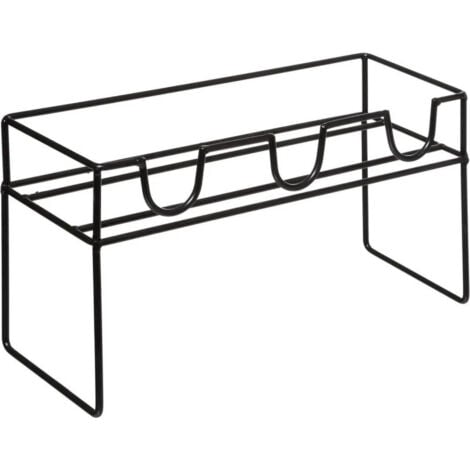 Triple fontaine à boisson en verre avec support en métal - 3 x 1,5L - L 32,5 x P 15,5 x H 36 cm - Livraison gratuite