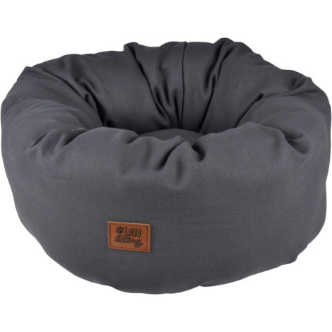 Panier rond pour animaux "Terrazzo" - Gris - D 55 x H 25 cm - Livraison gratuite (1/5)