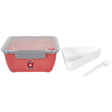 Lunch box avec valve en plastique - Mascotte JO 2024 - Coloris aléatoire - Livraison gratuite (1/5)