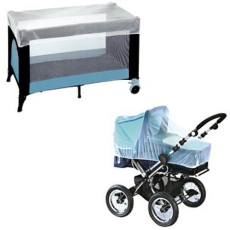 Moustiquaire universelle 3 en 1 pour bébé - Transparent - L 130 x l 70 x H 30 cm - Livraison gratuite (1/3)