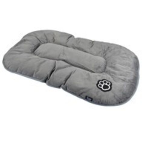 Coussin rectangle réversible pour animaux "Patchy" - Gris/Noir - L 53 x l 32 cm - Livraison gratuite (1/3)