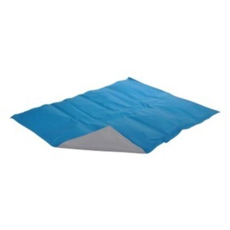 Matelas gel rafraîchissant - Bleu/Gris - L 50 x l 40 cm - Livraison gratuite (1/3)
