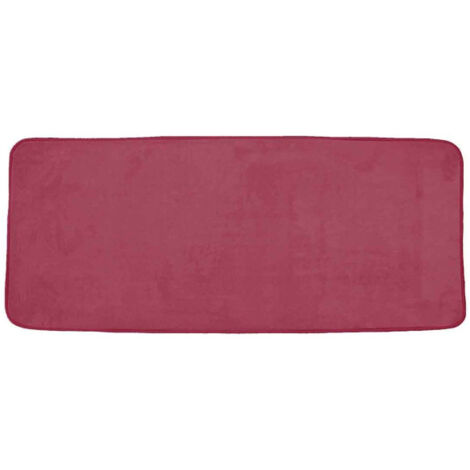 Tapis de Bain 50 x 120 cm Vitamine Framboise - Microfibre - Livraison gratuite (1/3)