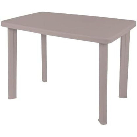 Table de jardin "Faretto" - Taupe - L 100 x H 72,5 cm - Livraison gratuite (1/3)