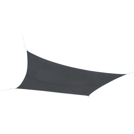 Voile d'ombrage 4x3 m anthracite (1/3)