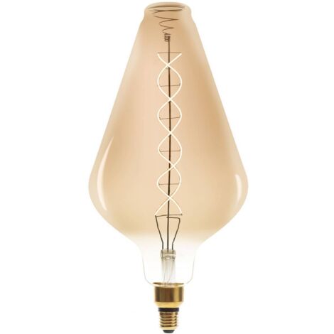 Ampoule LED Pyramide ambre D20cm E27 - Atmosphera créateur d'intérieur (1/5)