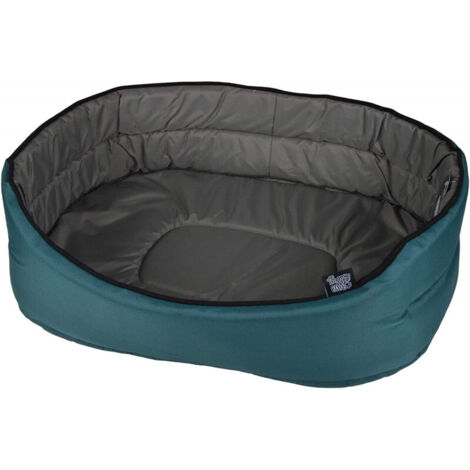 Panier ovale pour animaux - Bleu canard / Gris - L 45 x l 27 cm - Livraison gratuite (1/5)