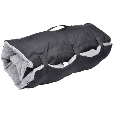 Homea Matelas de voyage bicolore noir et gris pour chien (1/5)