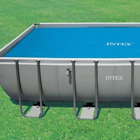 Bâche à bulles rectangulaire pour piscine - L 3,78 x l 1,86 m - Intex - Livraison gratuite