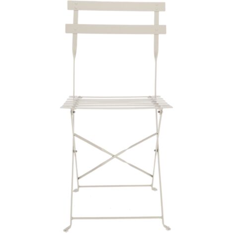 Desert Dream Chaise Bistrot - Métal Gris - 40,7 x 45,9 x H 80,6 cm - Livraison gratuite (1/5)