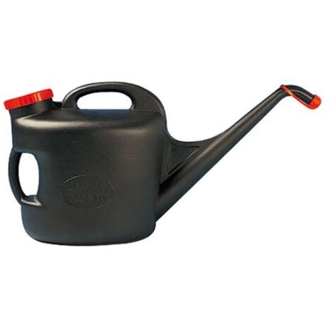 EDA – Bidon à mazout long bec noir 11L – Couvercle vissant rouge – Filtre intégré pour utilisation professionnelle