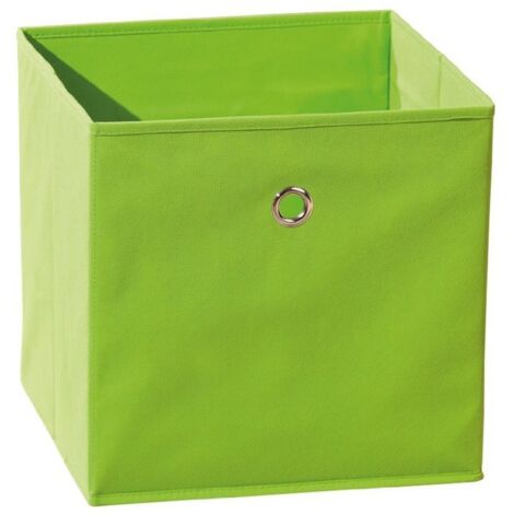 Boîte de rangement cube 32 cm - Winny - Vert - Livraison gratuite (1/3)