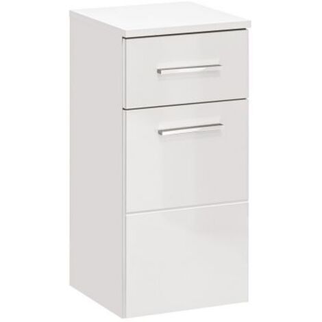 Meuble bas mural - 30 x 30 x 62 cm - Twist Grey - Livraison gratuite (1/3)