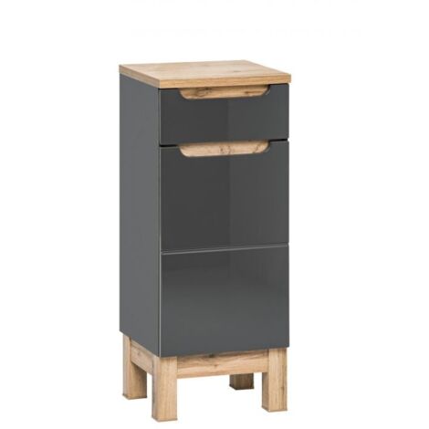 Armoire de salle de bain Cintra Graphit - 35 x 33 x 86 cm - Rangement - Livraison gratuite (1/4)