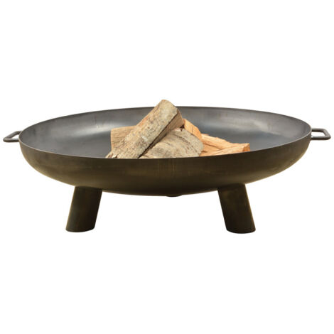 Esschert Design – Brasero sur pied métal 80 cm – 3 pieds soudés pour stabilité – Poids léger 12 kg – Pour terrasses et jardins (1/5)
