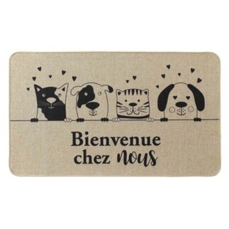 Tapis rectangulaire tissé - L 75 x 45 cm - Zamis - Livraison gratuite (1/3)