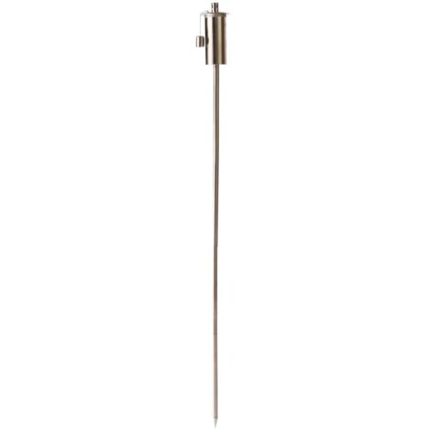 Vx Torche à huile acier inoxydable sur piquet jardin (1/5)