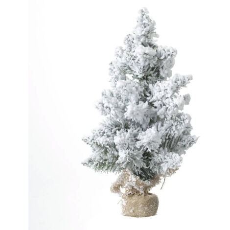 Sapin artificiel floqué neige - 50 cm - Blooming - Livraison gratuite (1/2)