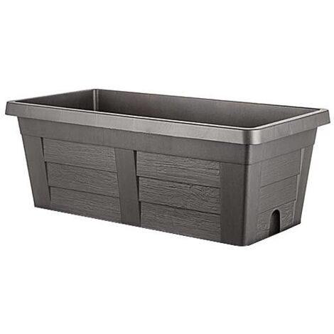 Jardinière Rectangulaire Cm 100 X 44 X 40 - Anthracite (1/3)