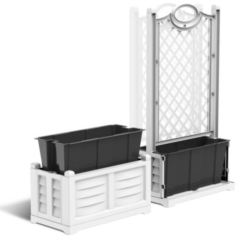 Jardinière interne - SEPARE et ARREDO - 63 L - Noir - Livraison gratuite
