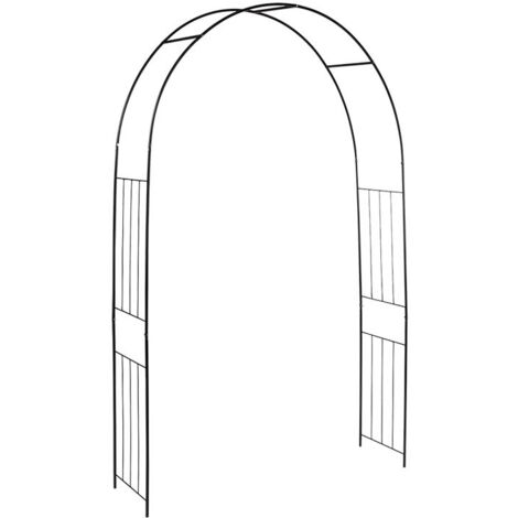 Esschert Design – Arche de jardin en métal pour roses – Dimensions L 152,5 x H 217,5 cm – Support robuste pour plantes grimpantes (1/6)
