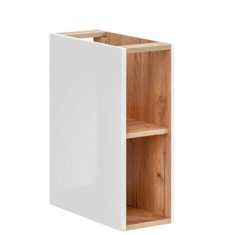 Armoire Elise White - 44 x 20 x 57 cm - Meuble bas mural - Livraison gratuite (1/4)