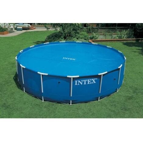 Bâche ronde à bulles pour piscines 4,57m - Intex - Livraison gratuite