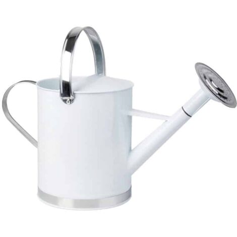 Arrosoir en zinc - Blanc - 5 litres - Livraison gratuite