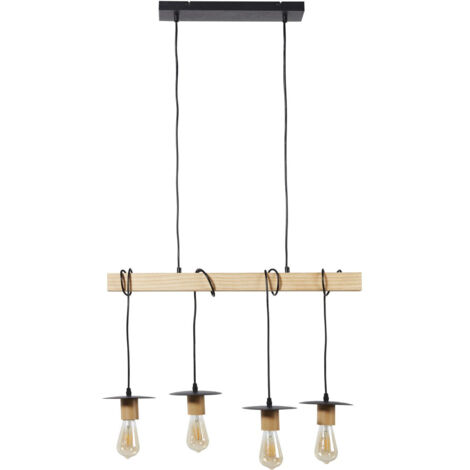 Suspension luminaire - 4 lampes - New Detroit - L 71 x l 15 x H 13 cm - Livraison gratuite (1/5)
