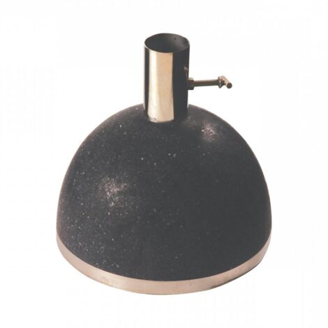 Pied de parasol en granit - D. 25 cm x H. 24 cm - Noir - Livraison gratuite (1/6)