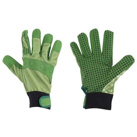 Gants de protection jardin avec grip L (1/4)