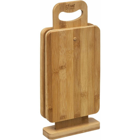 Lot De 4 Planches à Pizza élégantes En Bois De Forme Demi-circulaire