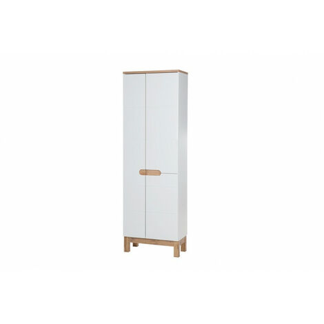 Armoire de salle de bain - H 187 x l 60 x P 33 cm - Cintra White - Livraison gratuite (1/5)