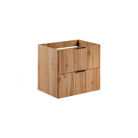 Meuble sous vasque en bois Georgia Oak - H 57 x l 60 x P 46 cm - Livraison gratuite (1/5)