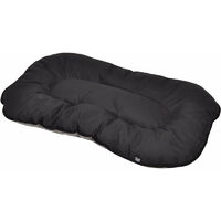 Coussin flocon réversible pour animaux - Noir / Gris - L 117 x l 72 cm - Livraison gratuite