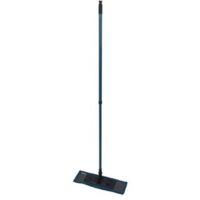 Balai MOP en microfibre et manche téléscopique en métal - Bleu paon- H 74 à 130 cm - Livraison gratuite