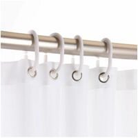 Rideau de douche avec crochets imprimé OrchiZen - L 200 x l 180 cm - Polyester - Livraison gratuite