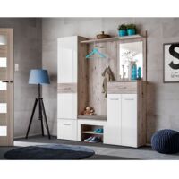 Ensemble de meubles de rangement - GUSTAVO 3 - 170 x 35 x 200 cm - Livraison gratuite