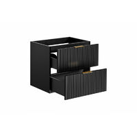 Meuble sous vasque en bois Georgia Black - H 57 x l 60 x P 46 cm - Livraison gratuite