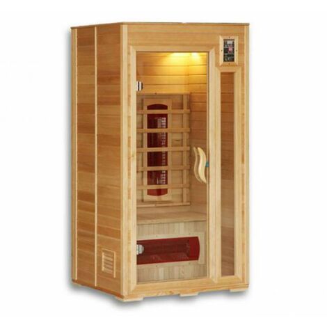 Box sauna portatile a infrarossi con 4 piastre riscaldanti ，Nero