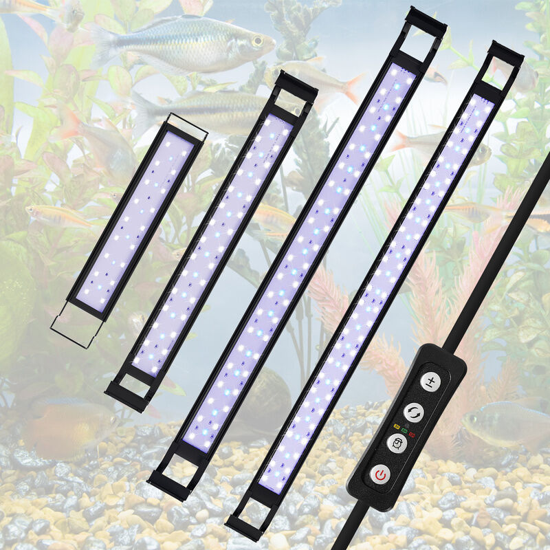 36W Aquarium LED avec minuterie éclairage coquillages, 70-90cm