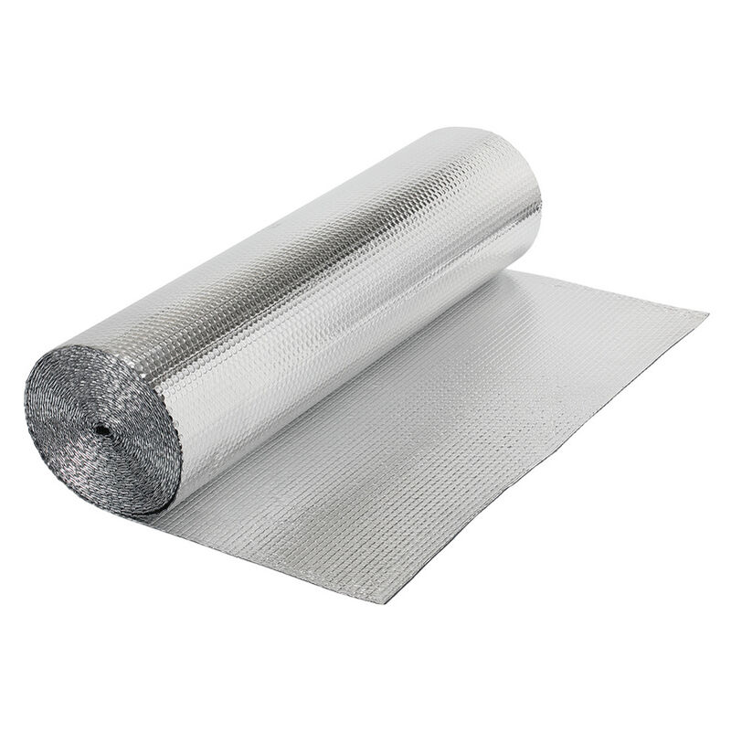 Rouleau isolation thermique en aluminium réfléchissant 50m Isolant aluminisé
