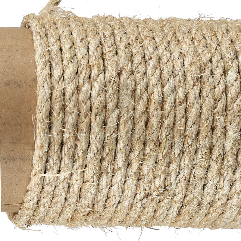 Hengda Corde de sisal pour animaux de compagnie corde de sisal chat corde à  gratter corde à gratter corde 10000 0.8CM