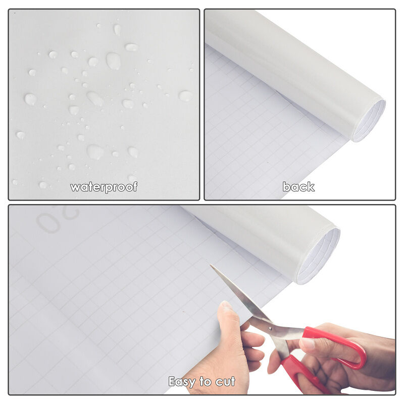 Papier Adhesif pour Meuble Transparent 30×300cm Vynile Adhésif Film Papier  Peint Autocollant Polyphane Transparent Rouleau Couvre Livre Adhesif
