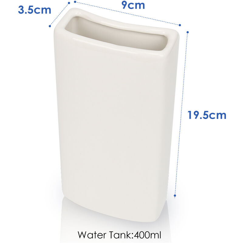 4x Évaporateur en céramique Humidificateur d'air radiateur, évaporateur  d'eau chauffage, avec crochet pour suspendre, céramique, blanc 4x