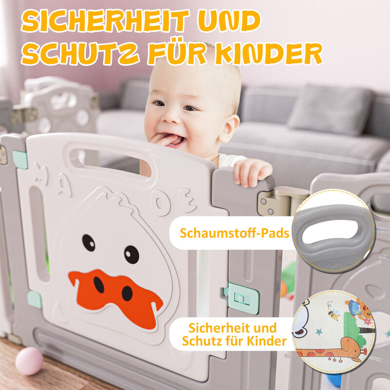 Filet de sécurité (garde-corps) pour enfants ou bébés dans les escaliers ou  balustrades - Beige - H: 90cm