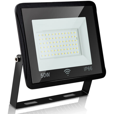 Inluminatio M Projecteur à LED 100W solaire 2000 lumens avec télécommande