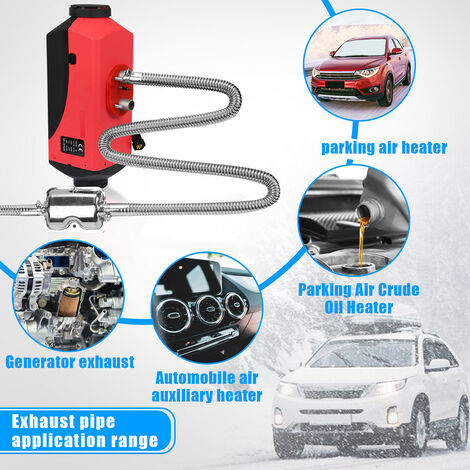 Tuyau d'échappement de 60 cm tuyau d'échappement de voiture Portable de  chauffage au gaz silencieux pour chauffage Diesel